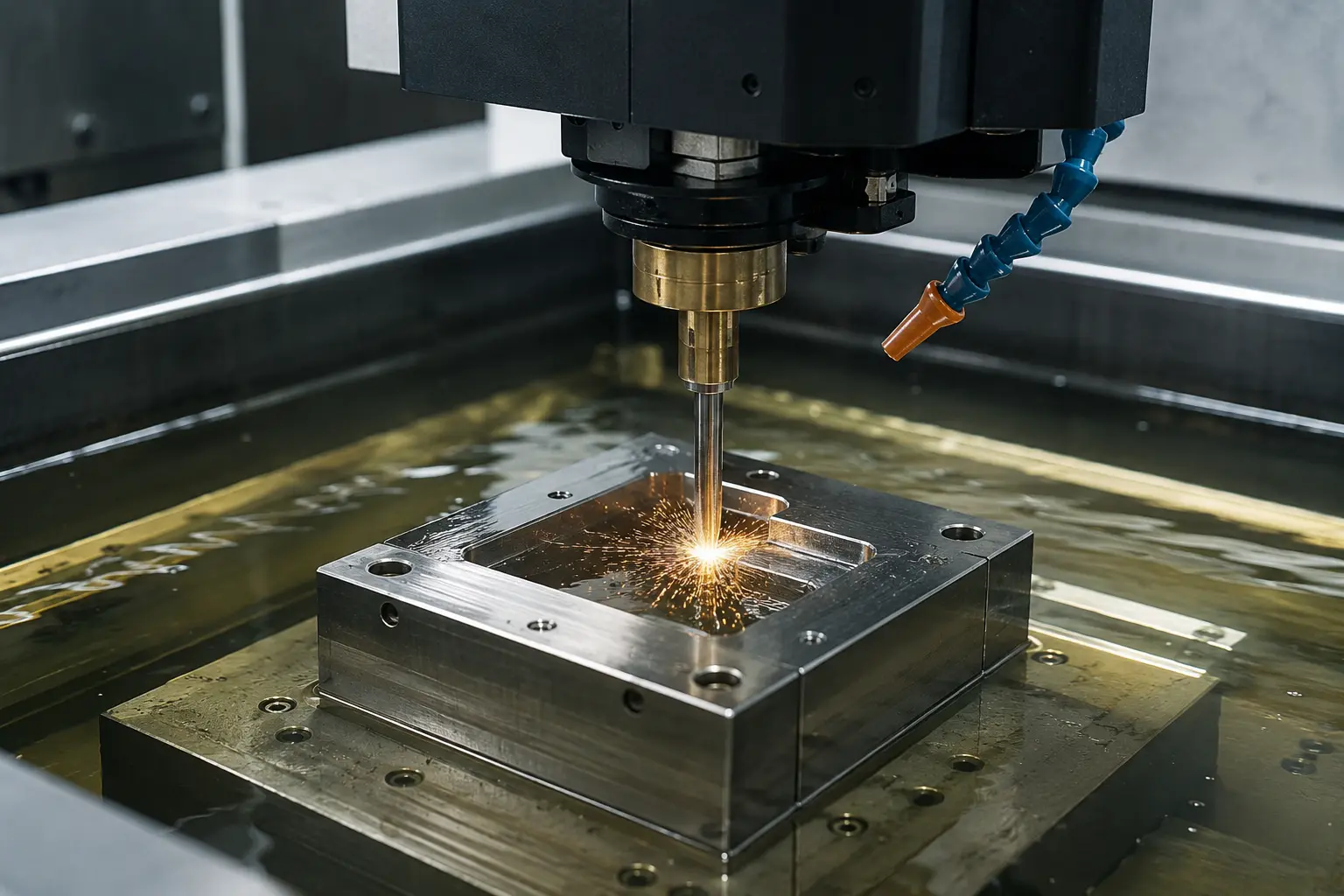 Elektrodrążenie wgłębne – usługi obróbki metalu ELMET Wrocław